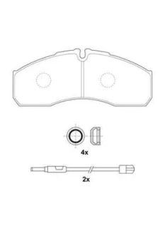 Колодки гальмівні дискові JURID 2916009560