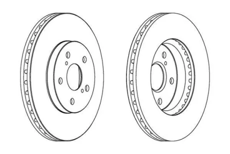 Диск гальмівний JURID 563047JC