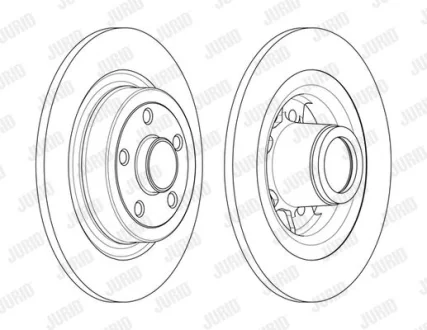 Диск гальмівний JURID 563003J-1