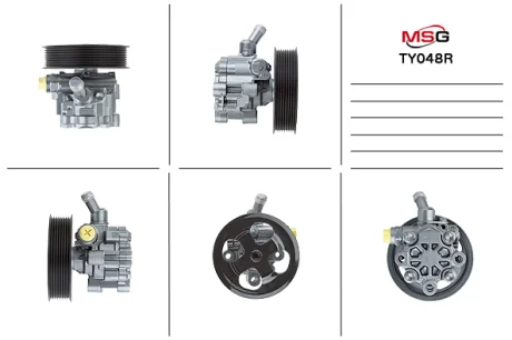 Насос ГУР відновлений Toyota Land Cruiser 200 07-21, Lexus LX570 08-22 Rebuilding MSG TY048R